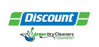 DISCOUNT GREEN DRY CLEANERS THE ENVIRONMENTALLY FRIENDLY DRY CLEANER THAT CARES trademark