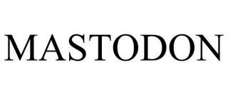 MASTODON trademark