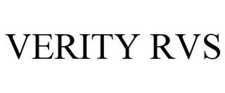 VERITY RVS trademark