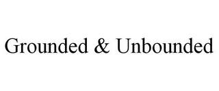 GROUNDED & UNBOUNDED trademark