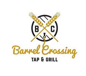 BC BARREL CROSSING TAP & GRILL trademark