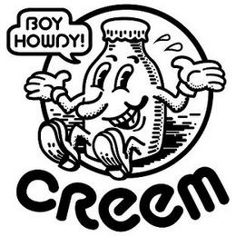 BOY HOWDY! CREEM trademark