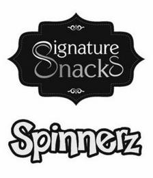 SIGNATURE SNACKS SPINNERZ trademark