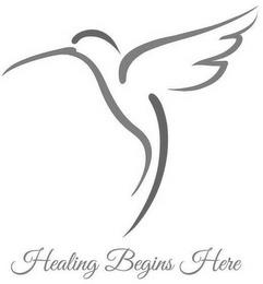 HEALING BEGINS HERE trademark