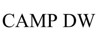 CAMP DW trademark