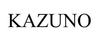 KAZUNO trademark