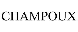 CHAMPOUX trademark