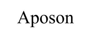 APOSON trademark