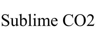 SUBLIME CO2 trademark