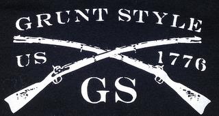 THE WORDS "GRUNT STYLE"; THE LETTERS "GS" AND "US"; THE NUMBERS "1776" trademark