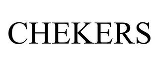 CHEKERS trademark