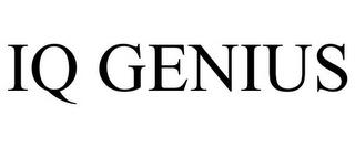 IQ GENIUS trademark