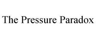 THE PRESSURE PARADOX trademark