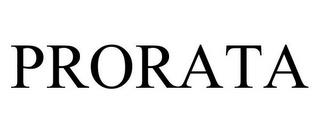 PRORATA trademark