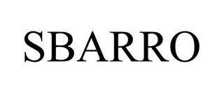 SBARRO trademark