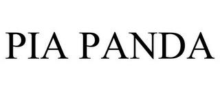 PIA PANDA trademark