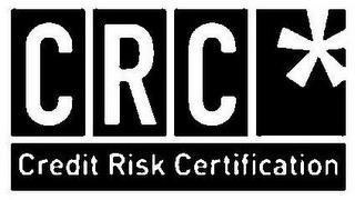 CRC CREDIT RISK CERTIFICATION trademark