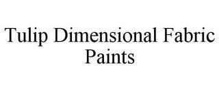 TULIP DIMENSIONAL FABRIC PAINTS trademark