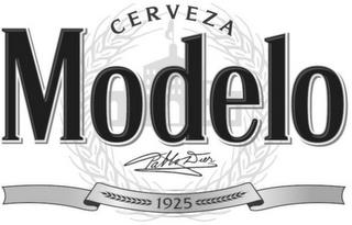 CERVEZA MODELO 1925 PABLO DIEZ trademark