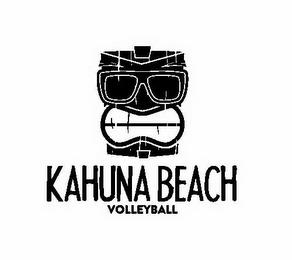 KAHUNA BEACH VOLLEYBALL trademark