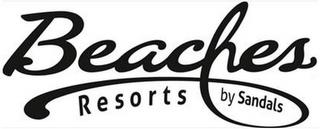 BEACHES RESORTS BY SANDALS trademark