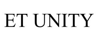 ET UNITY trademark