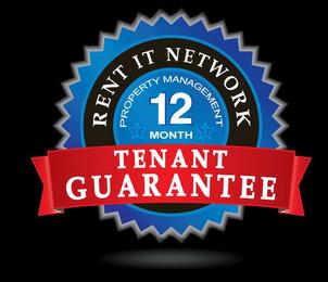 RENT IT NETWORK PROPERTY MANAGEMENT 12 MONTH TENANT GUARANTEE trademark