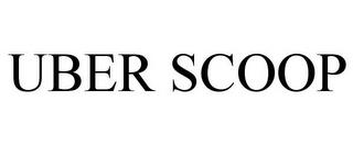 UBER SCOOP trademark