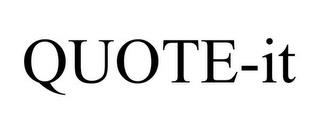 QUOTE-IT trademark