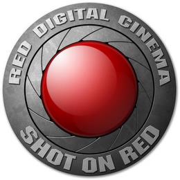 RED DIGITAL CINEMA SHOT ON RED trademark