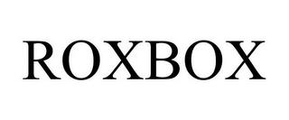 ROXBOX trademark