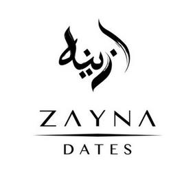 ZAYNA DATES trademark