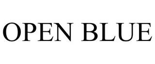 OPEN BLUE trademark