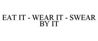 EAT IT - WEAR IT - SWEAR BY IT trademark