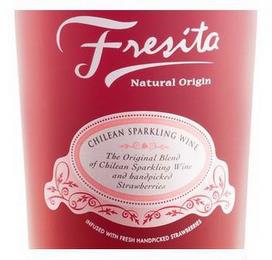 FRESITA NATURAL ORIGIN CHILEAN SPARKLING WINE THE ORIGINAL BLEND OF CHILEAN SPARKLING WINE AND HANDPICKED STRAWBERRIES INFUSED WITH FRESH HANDPICKED STRAWBERRIES trademark