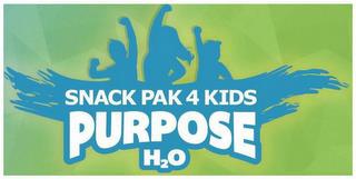 SNACK PAK 4 KIDS PURPOSE H2O trademark