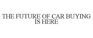 THE FUTURE OF CAR BUYING IS HERE trademark