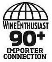 WINE ENTHUSIAST 90+ IMPORTER CONNECTION trademark