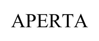 APERTA trademark