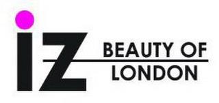 IZ BEAUTY OF LONDON trademark