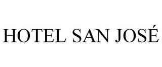 HOTEL SAN JOSÉ trademark