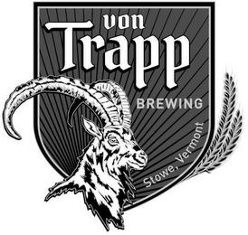 VON TRAPP BREWING STOWE, VERMONT trademark