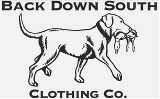 BACK DOWN SOUTH CLOTHING CO. trademark