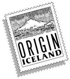 ORIGIN ICELAND trademark