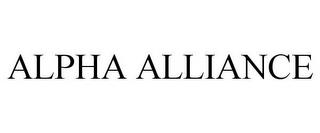 ALPHA ALLIANCE trademark