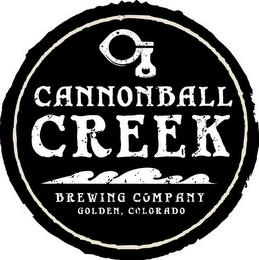 CANNONBALL CREEK BREWING COMPANY GOLDEN, COLORADO trademark