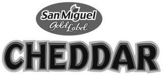 SAN MIGUEL GOLD LABEL CHEDDAR trademark