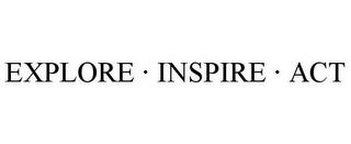 EXPLORE · INSPIRE · ACT trademark