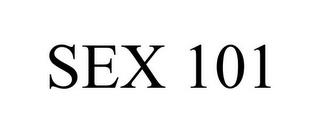 SEX 101 trademark