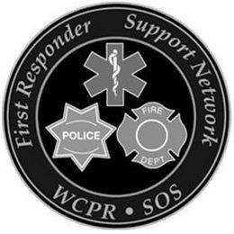 FIRST RESPONDER SUPPORT NETWORK, WCPR ·SOS POLICE FIRE DEPT trademark